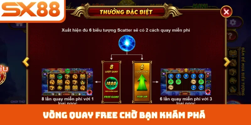 Vòng quay free chờ bạn khám phá